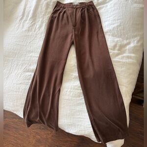 Reformation Mason Pant — Cafe Brown